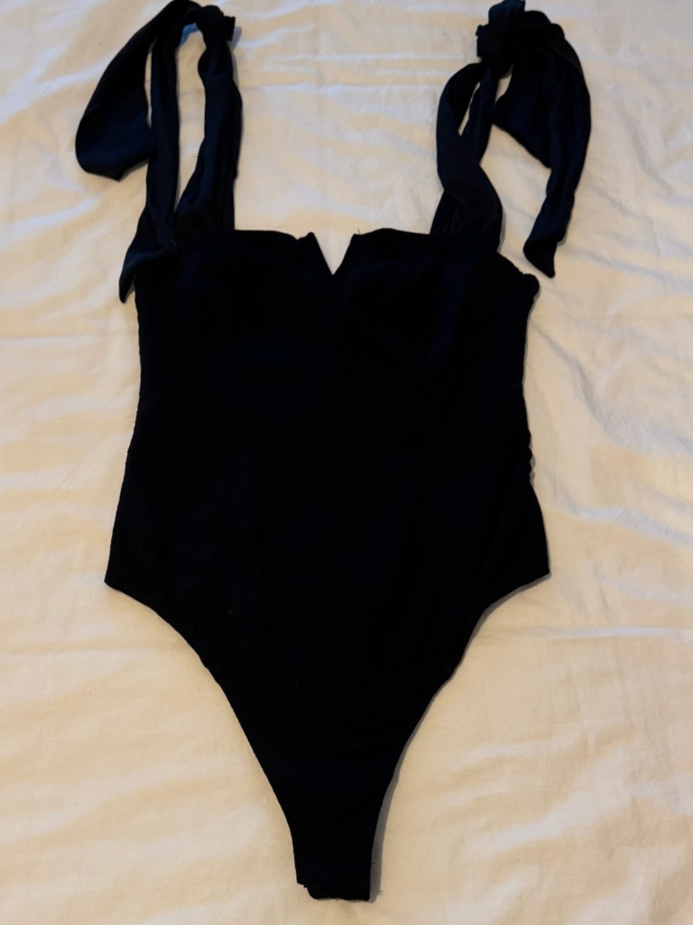 Free People Black One-Piece Bodysuit